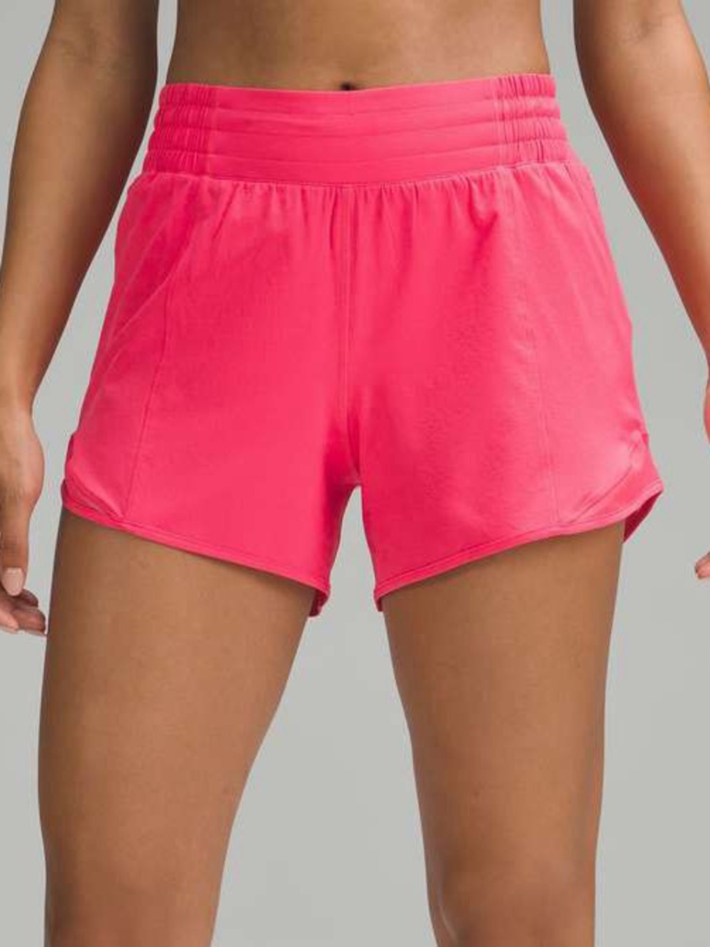 lululemon athletica hotty hot high rise 4” - pink